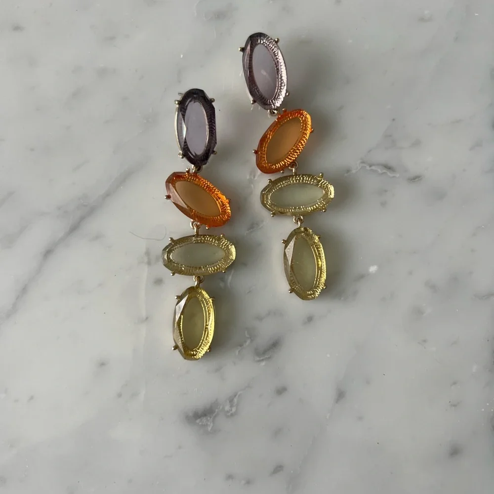 Free Press gemstone earrings - Picture 2 of 4